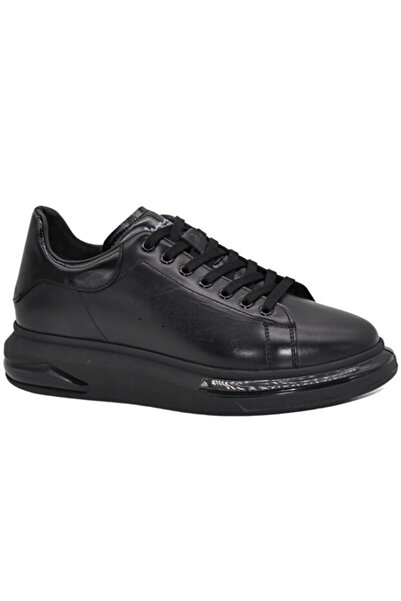 MARCOMEN 22096 genuine leather black casual shoes