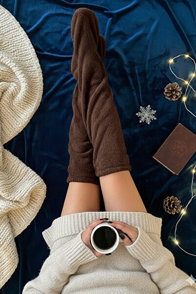 Nuvy Knee Length Plush Socks
