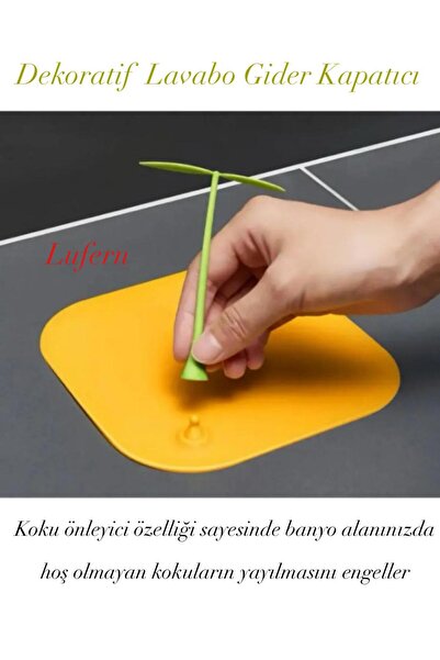 Lufern Dekoratif Lavabo Gider Kapatıcı Küvet Koku Önleyici Banyo Kötü Koku Si...