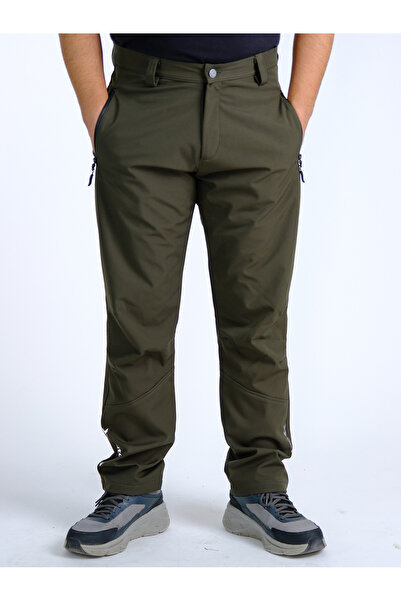 OUTDO Premium Softshell Pantolonu Rüzgar Geçirmez Su İticidir Reflektörlü