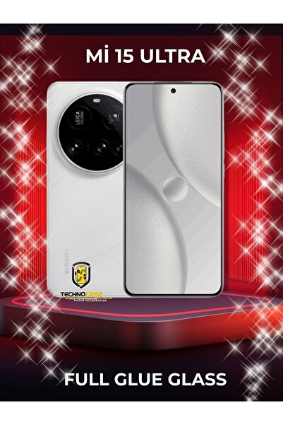CaseTechnoo Xiaomi Mi15 Ultra Ekran Koruyucu 6D Edge Ekran Full Cover 9H Temp...