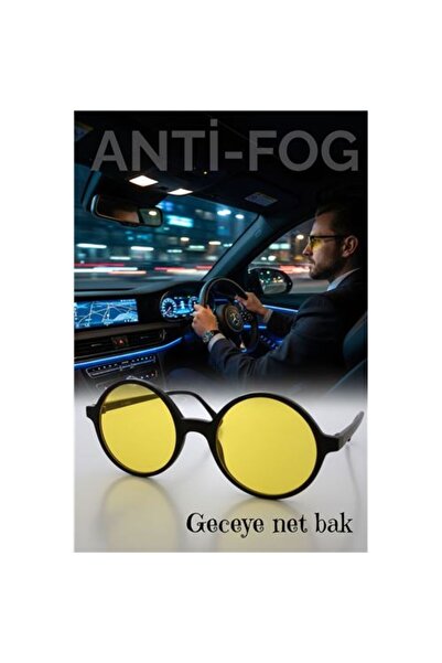 ModaCar Parlama Önleyici Gece Sürüş Görüş Gözlüğü Sis Far Işık Önleyici Anti-...
