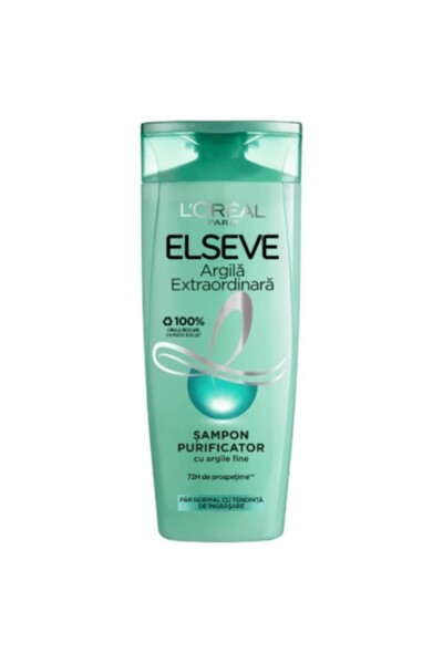 L'Oreal Paris Set 2 x Sampon Par Normal cu Tendinta Ingrasare, Argila Extraor...