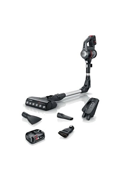Bosch Unlimited 7 (2 Bataryalı 10 Yıl Motor Garantili) Şarjlı Dik Süpürge - Luciole Lambader Hediyeli