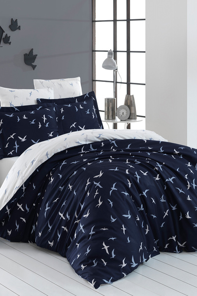 First Choice Liberta %100 Pamuk Saten Jakarlı Çift Kişilik Nevresim Takımı