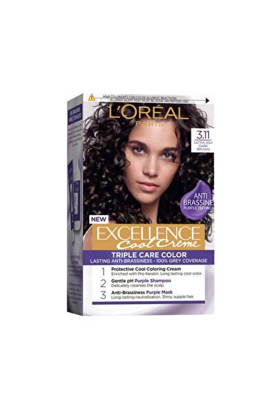 L'Oreal Paris Set 2 x Vopsea Par Permanenta cu Amoniac Excellence Cool Creme ...