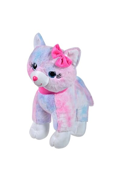 OEM Pisică de pluș curcubeu cu ochi strălucitori 41 cm