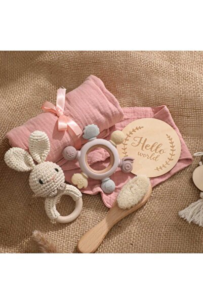 OEM Set cadou Premium din 6 piese pentru nou-nascuti,bebe si copii