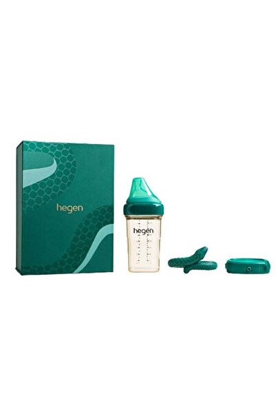 Generic كنوز سربنتين - أخضر زمردي - زجاجة رضاعة للأطفال سعة 240 مل، عضاضة، وغ...