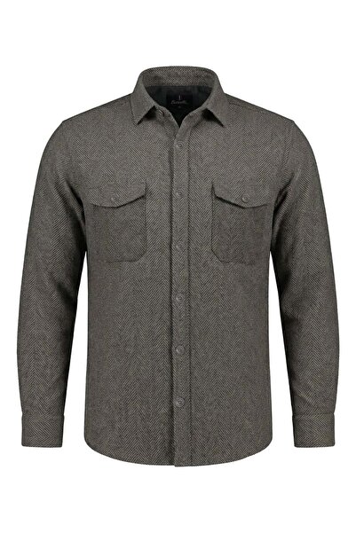 tambattal Winter Large Size Double Pocket Cotton Knitted Shirt (Loose Comfortable Fit)