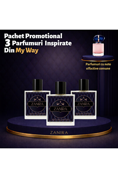 Zanira Promotional Set of 3 Perfumes 124 – Inspired by My Way