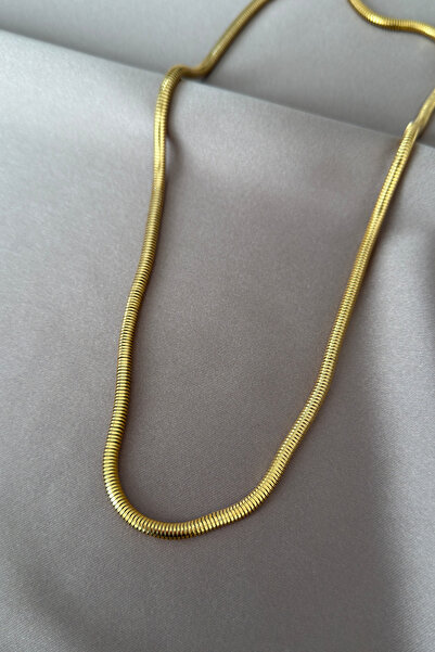 laria jewelry İtalyan Yassı Zincir Kolye