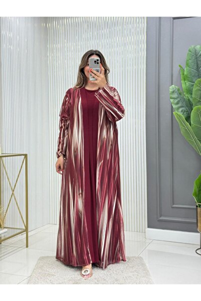 Modam Bella ROCHIE MĂRIME MARE CU DUBLU DANTELAT