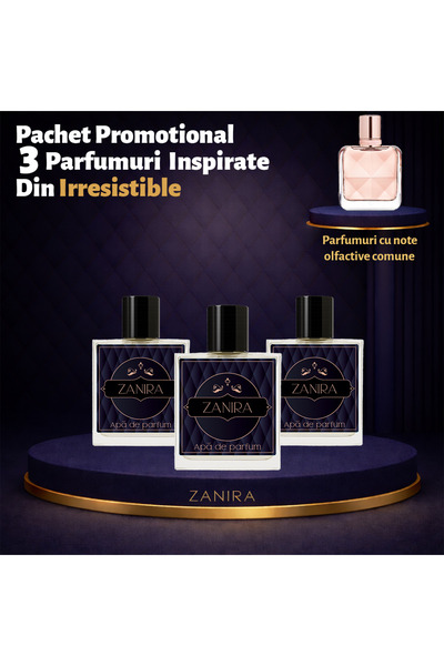 Zanira Promotional Set of 3 Perfumes 122 – Inspired by Irresistible