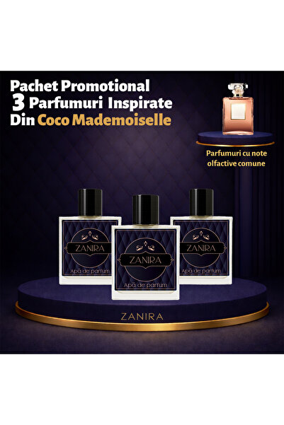 Zanira Set Promoțional 3 Parfumuri 111 – Inspirat din Coco Mademoiselle