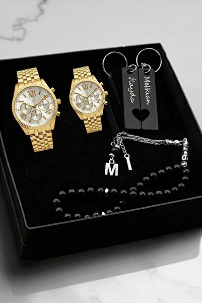 nw northwatch Kişiye Özel Çift Saat ve Anahtarlık Hediye Seti – Sevgiliye Hed...