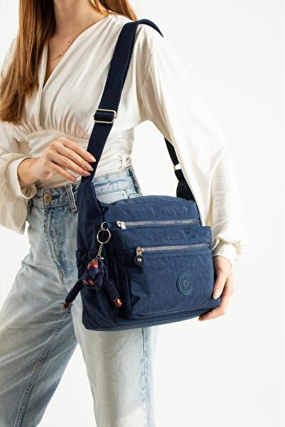 Baginn Women's Messenger Bag Lightweight Clinker Fabric Multi-Pocket Crossbody Shoulder Bag 30*25 cm Daily Bag