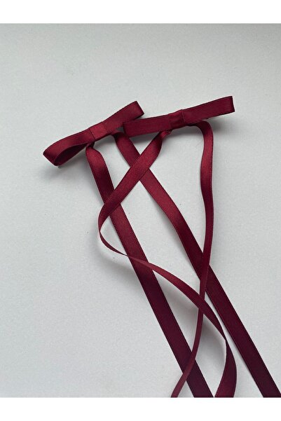 Massaltay مشبك شعر على شكل فيونكة من الساتان - إكسسوار شعر نسائي أنيق وراقي