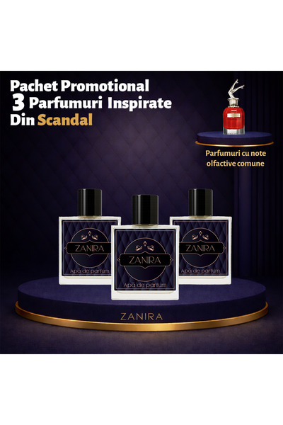 Zanira Promotional Set of 3 Perfumes 119 – Inspired by Scandal