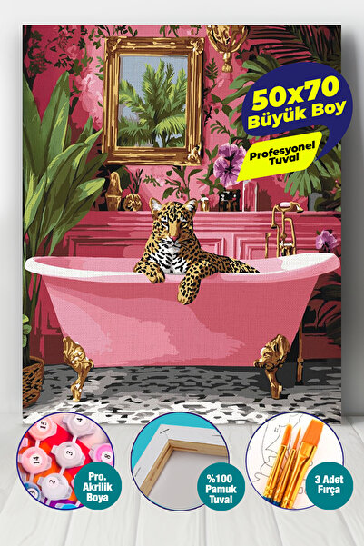 Picasso World Hobby Art Kraliçenin Banyosu Sayılarla Boyama 50x70 Cm Numaralı...