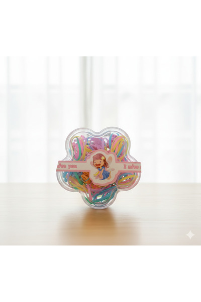 Renkli kids Girl's Teenage Buckle Set Star Model Boxed