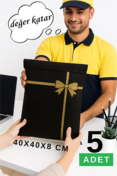 Satış Diyarı حقيبة هدايا لاصقة لتغليف الهدايا، حقيبة هدايا من القماش غير المن...