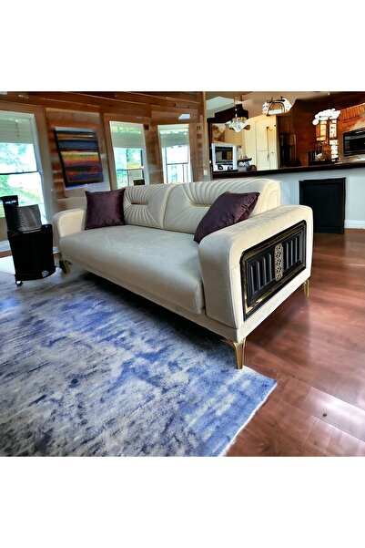 Carmen Mobilya Anka Metal Ayaklı Koltuk Üçlüsü