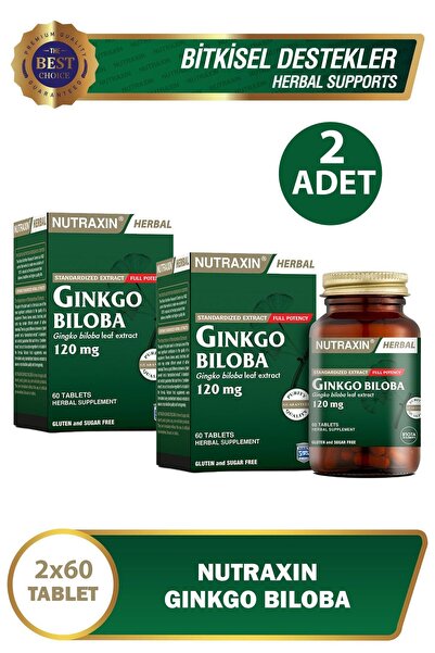 Nutraxin humanlife Ginkgo Biloba 60 Tablet 2 Adet
