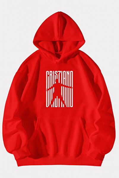 CLASSY.MODA Unisex oversized με κουκούλα Μαύρο Minimal Silhouette με τύπωμα Α...