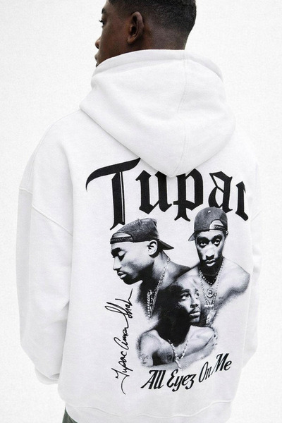 CLASSY.MODA سويت شيرت للجنسين مكون من بغطاء رأس خيوط K مطبوع Kangaroo Cepli R...