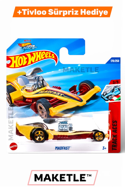 HOT WHEELS Madfast - JBB01 - Tivloo Sürpriz Hediyeli
