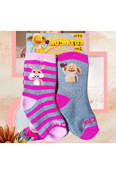 INFİVENTO Kuzucuk 3-4 Yaş Kışlık Havlu Çorap