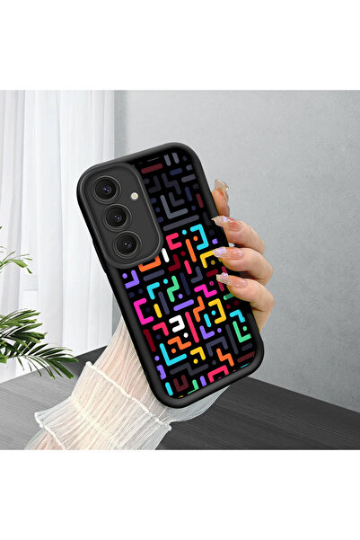 ucuc حافظة سامسونج جالاكسي إس 24 بلس المتوافقة مع السيليكون الأسود ذات النمط ...