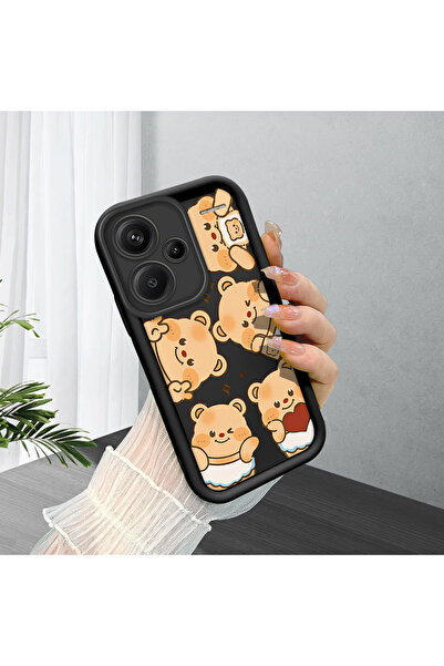 ucuc حافظة هاتف Xiaomi Redmi Note 13 Pro Plus متوافقة مع السيليكون الأسود الم...