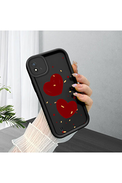 ucuc حافظة هاتف ممتصة للصدمات من السيليكون الأسود المتوافقة مع هاتف Realme C2...