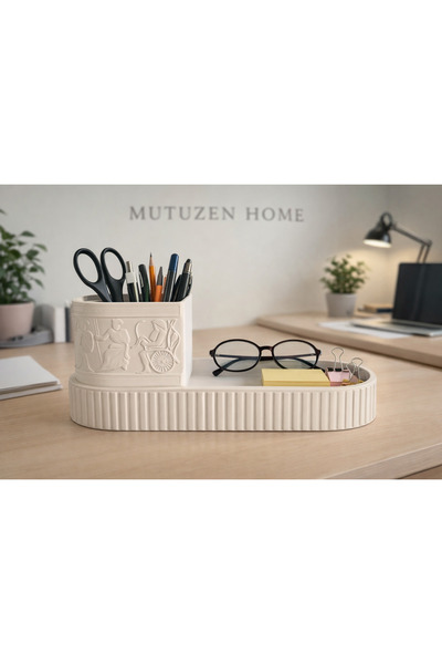 Mutuzen Home Antik Yunan Motifli Kalemlik