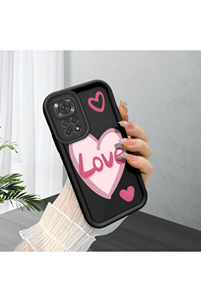 ucuc جراب هاتف Xiaomi Redmi Note 11 متوافق مع السيليكون الأسود المرن الذي يمت...