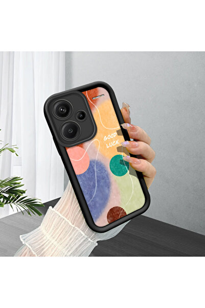 ucuc جراب هاتف شاومي ريدمي نوت 13 برو بلس+ 5G متوافق مع السيليكون الأسود المر...