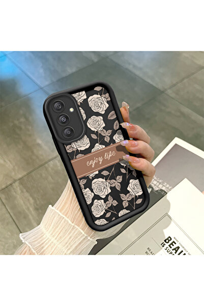 ucuc حافظة هاتف سامسونج جالاكسي M34 متوافقة مع السيليكون الأسود المرن الممتص ...