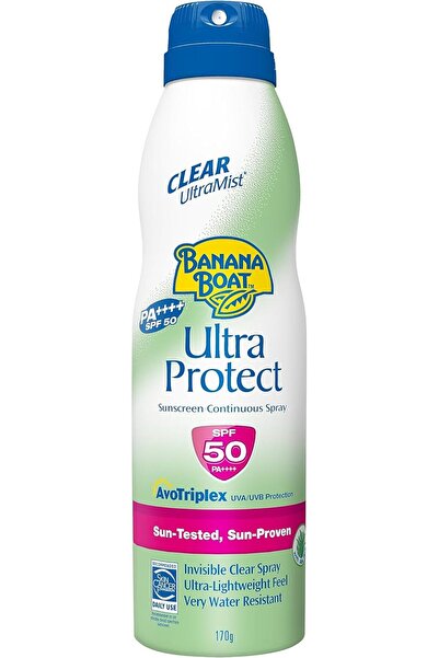 Banana Boat بخاخ واقي من الشمس ألترا بروتكت شفاف باستمرار