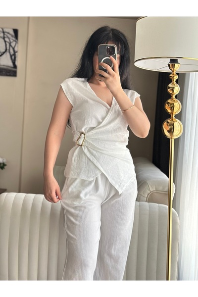 YELZEY BUTİK Side Buckle Suit