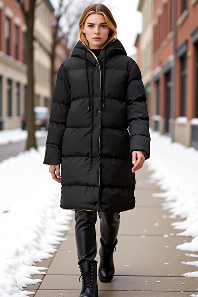 BENERLY Women's Hooded Long Sleeve Standard Fit Water Repellent Coat Function...