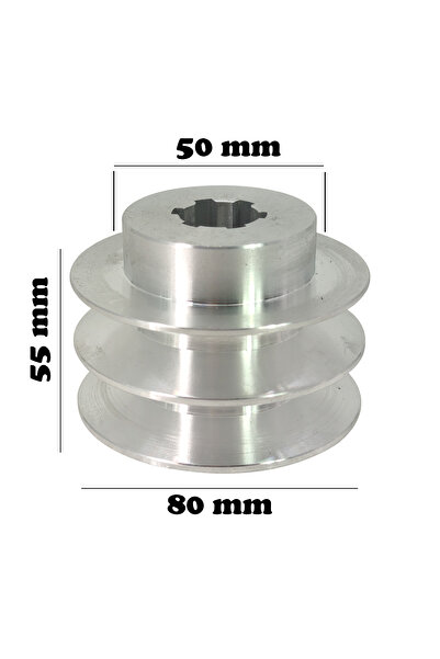 pro tools store romania Rolă pentru motor cu ax canelat de 25 mm, 2 canale, d...