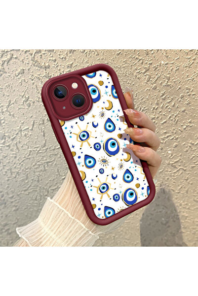 ucuc حافظة مقاومة للصدمات من السيليكون باللون الأزرق العيني المتوافقة مع هاتف...