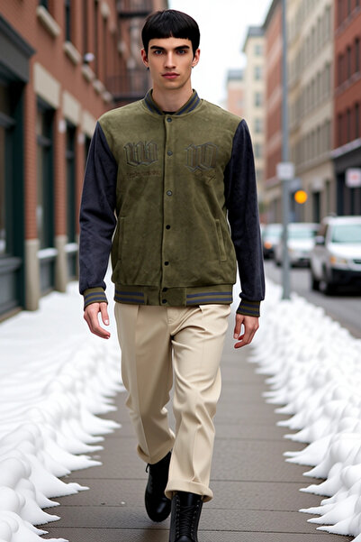 BENERLY Men's Judge Collar Standard Sleeve Fleece Jacket 100% Polyester Funct...