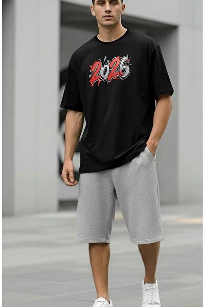 REBRAND Sportswear Oversized T-Shirt Set 2026 - Printed Bottom Top Shorts