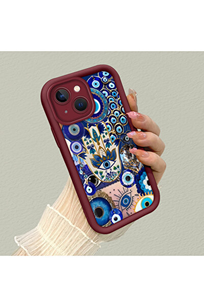 ucuc حافظة مقاومة للصدمات من السيليكون باللون الأزرق العيني المتوافقة مع هاتف...