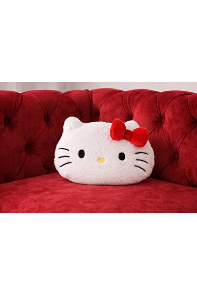 Mofu Hediyelik Hello Kitty Peluş Yastık Lisanslı 35x40 cm | Çocuk ve Yetişkin...