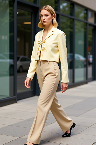 BENERLY Women's Jacket Collar Long Sleeve Plain Woven Pattern Regular Functio...