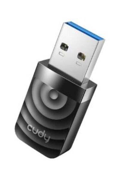 cudy USB WiFi Adapter Kodi WU1300S AC 1300 Mbps for laptop with USB 3.0 and WiFi USB dongle - Black